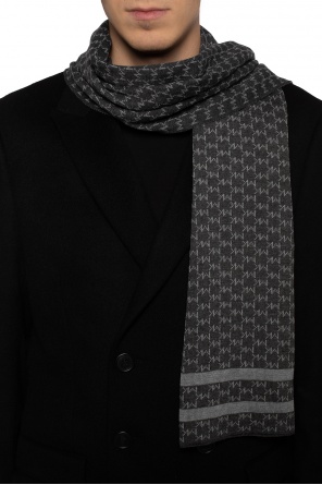 Jacquard scarf with logo, zdjęcie 2 Jacquard scarf with logo od Michael Kors